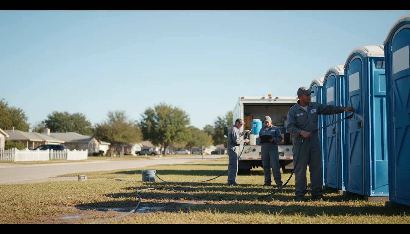 Long-Term Portable Toilet Rental in Desdemona, TX near me